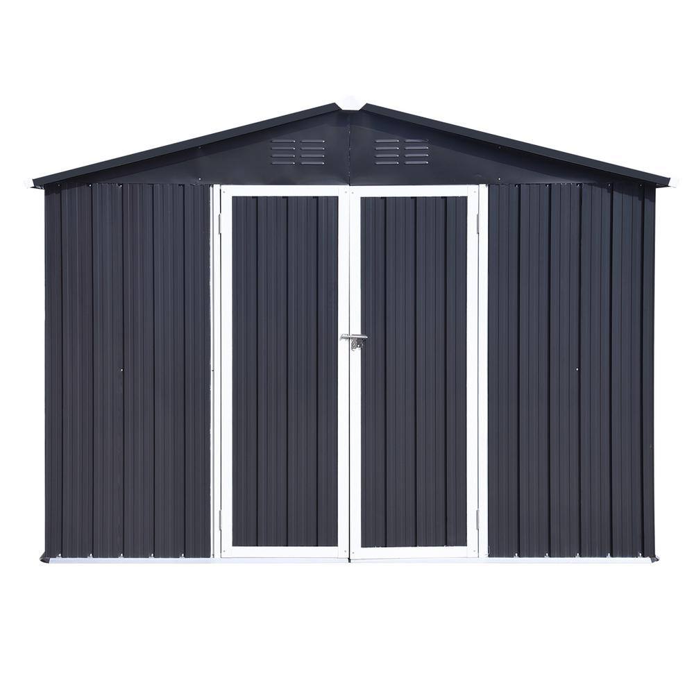 8 ft. W x 6 ft. D Metal Shed with Vents and Lockable Doors(48 sq. ft.) price history on PriceWatchPro