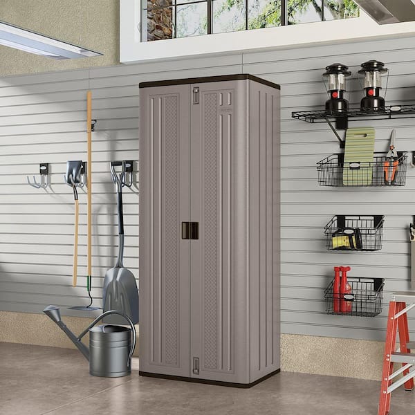 Suncast Resin Freestanding Garage, Best Tall Storage Cabinets