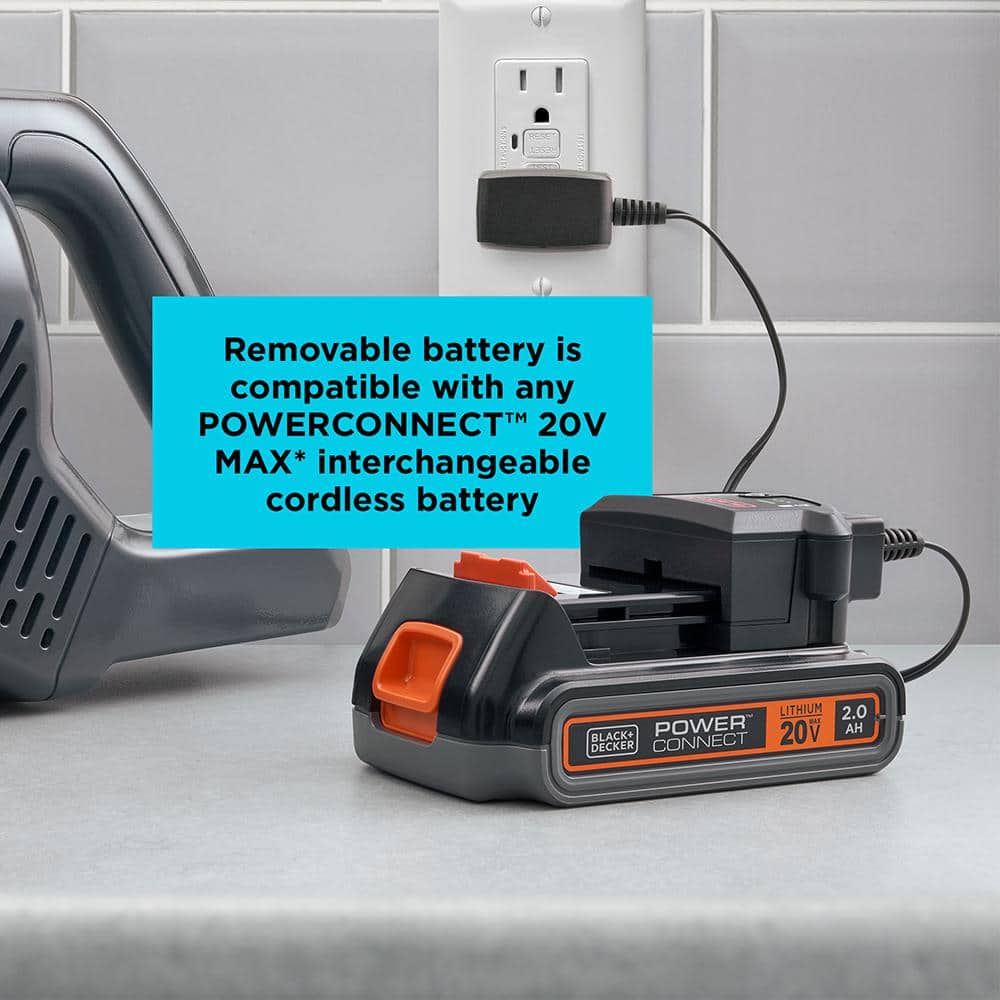 Gray Convertible Bagless Cordless Stick Vacuum with LED Lights
