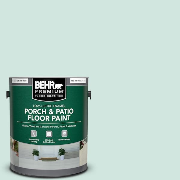 1 gal. Home Decorators Collection #HDC-CT-26A Seaglass Low-Lustre Enamel Interior/Exterior Porch and Patio Floor Paint