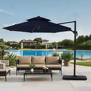 led 11 x 11 patio umbrellas Solar Umbrella w/ Light Bulbs Tilt 3-Tiered 11ft 8-Rib this Outdoor Offset Umbrella Helmet Airoh Aviator 2.2 Rack:Front holiday-gift-guide-21900