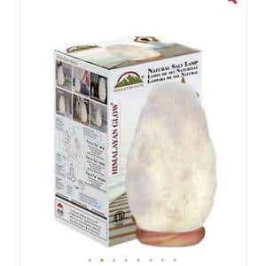 Himalayan Glow 10 in. 5 lbs. to 7 lbs. Salt Lamp White Tall Natural Salt  Night Light, Hand Crafted Salt Lamp Bulb Dimmer Switch HD-1041-2PK - The  Home Depot