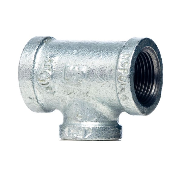 Southland 3/4 in. x 1/2 in. x 1/2 in. Galvanized Malleable Iron Reducing Tee