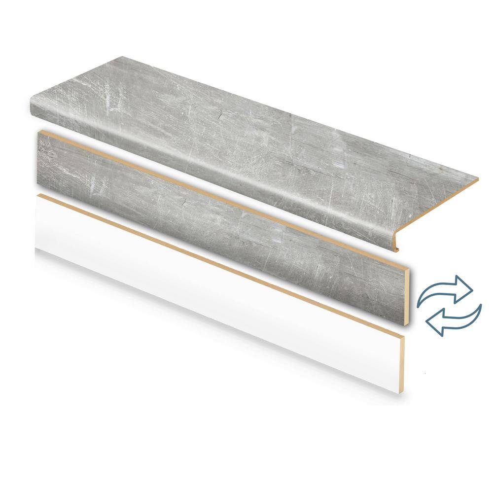 Cap A Tread Scratch Stone 47 in. L x 12.15 in. W x 2.28 in. T Vinyl