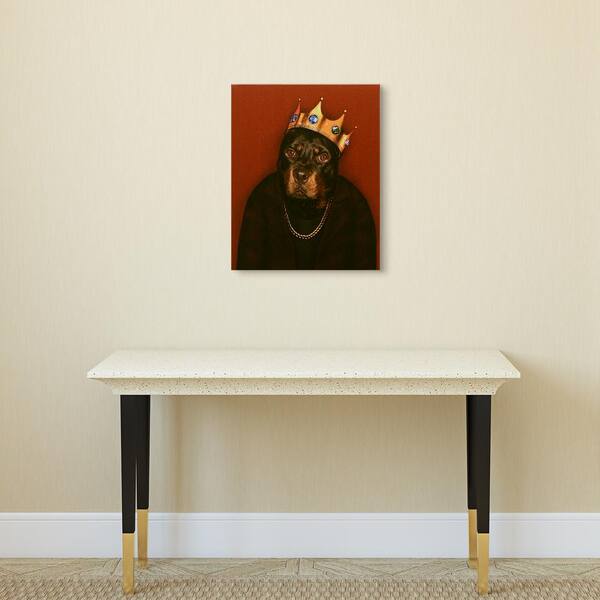 Empire Art Direct Pets Rock Big Doggie Graphic Art on Wrapped Dog Canvas  Wall Art 