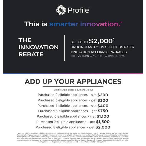 GE Profile Profile 28.7 cu. ft. Smart Built-In Side by Side