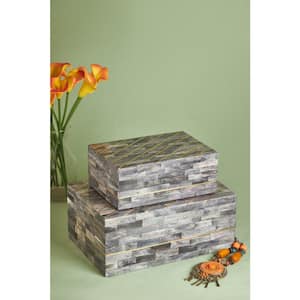 Monaco Gray Decorative Boxes