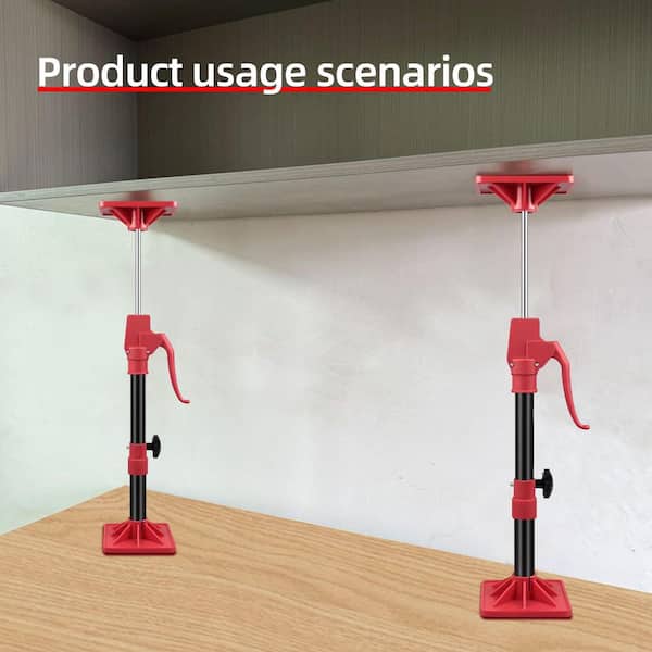 Laybus Red Carbon Steel 23 in. Jack Post, Adjusted Freely from 11