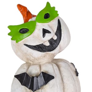 47 in. Stacked White Halloween Jack-O-Lanterns