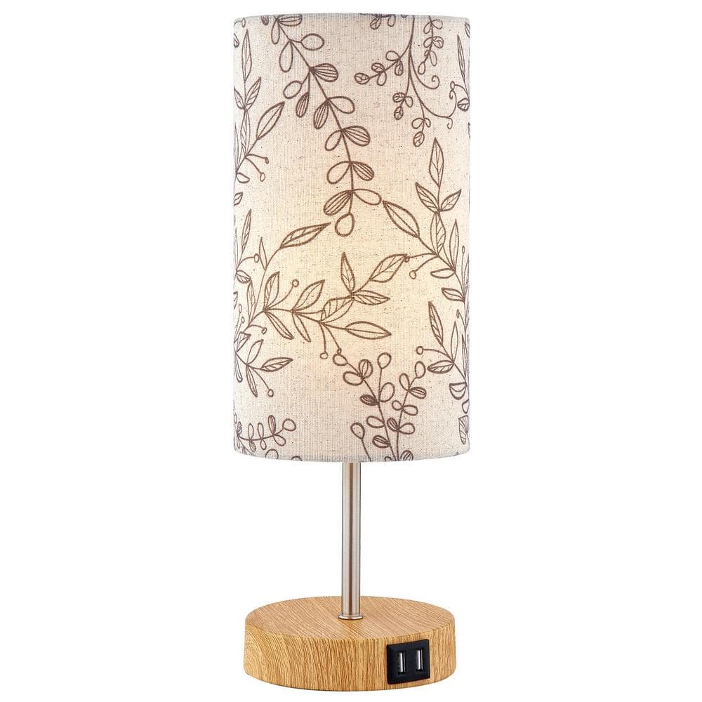 High quality Noah's Ark Children's Nightstand Table Lamp, Beige Shade with Glass Beads