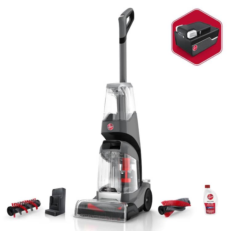 HOOVER ONEPWR SmartWash Automatic Cordless Upright Carpet Cleaner Machine, Deep Clean Carpet Shampooer with Battery and Charger