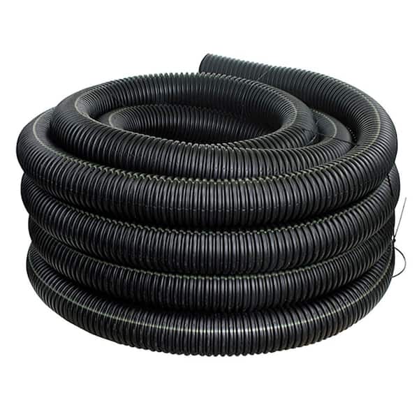 Advanced Drainage Systems 4 in. x 50 ft. Singlewall Solid Drain Pipe
