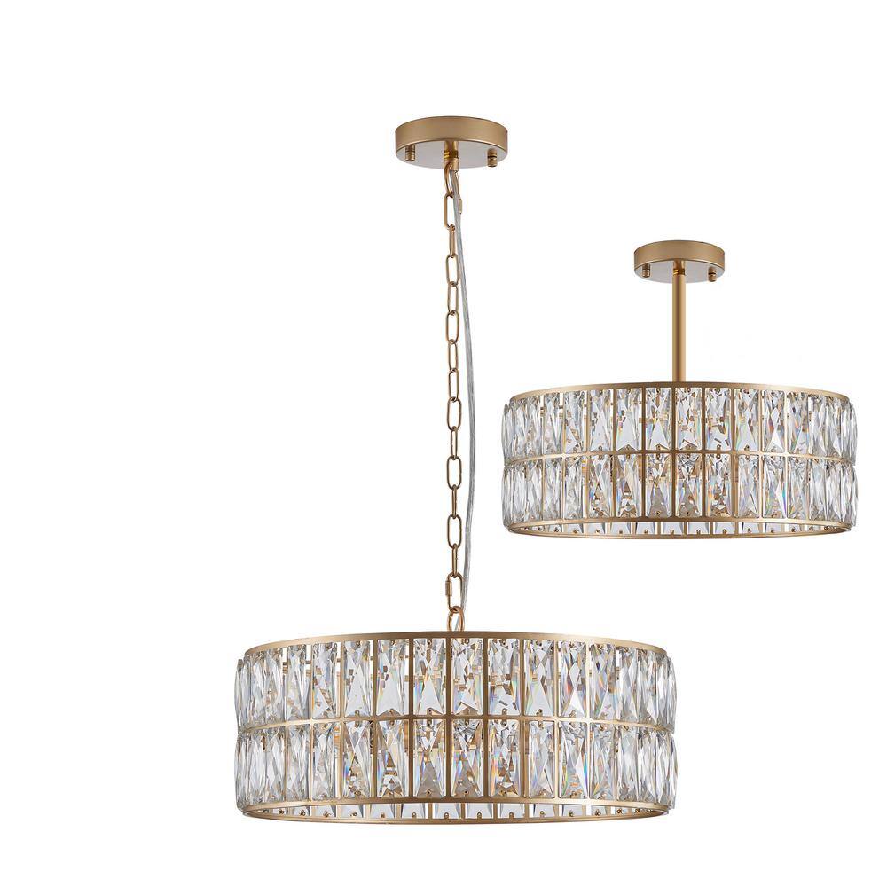 6-Light Gold Crystal Chandelier Pendant Lighting for Dining Room Kitchen price history on PriceWatchPro