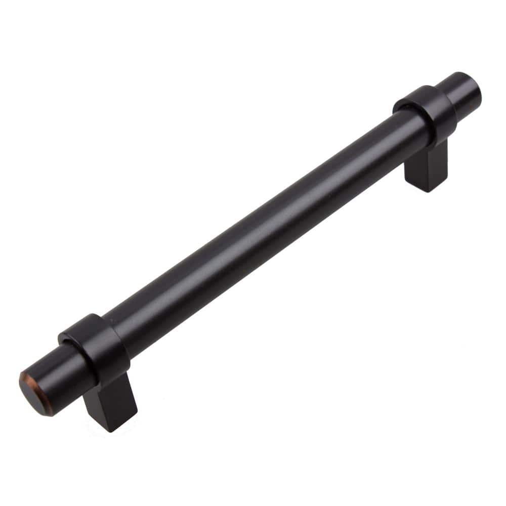 5 in. Center-to-Center Solid Oil Rubbed Bronze Finish Euro Style Cabinet Bar Pulls (10-Pack) price history on PriceWatchPro