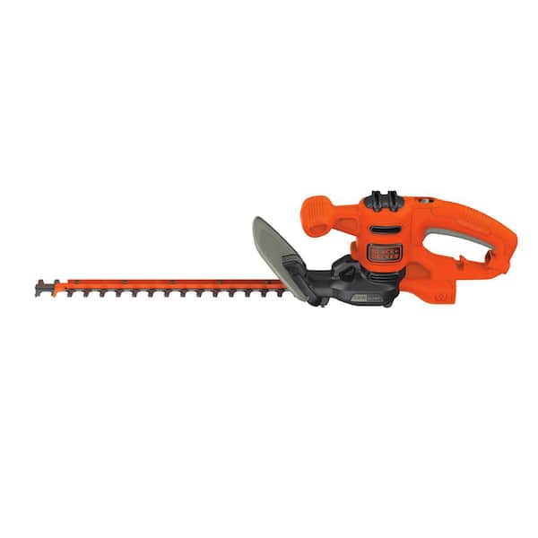 BLACK+DECKER 16 in. 3.0 Amp Corded Dual Action Electric Hedge Trimmer with  Saw Blade Tip BEHTS125 - The Home Depot
