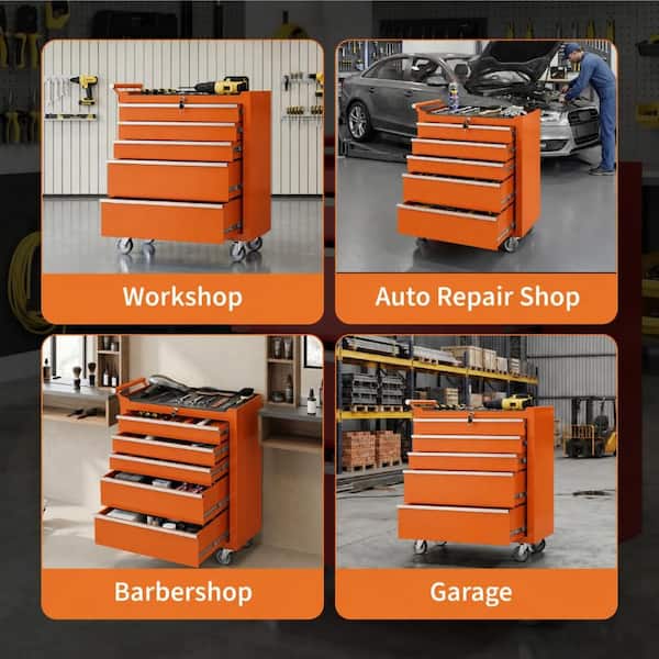 オレンジロード　LD Reviews for PioneerWorks 5-Drawer Rolling Tool Chest with Drawers