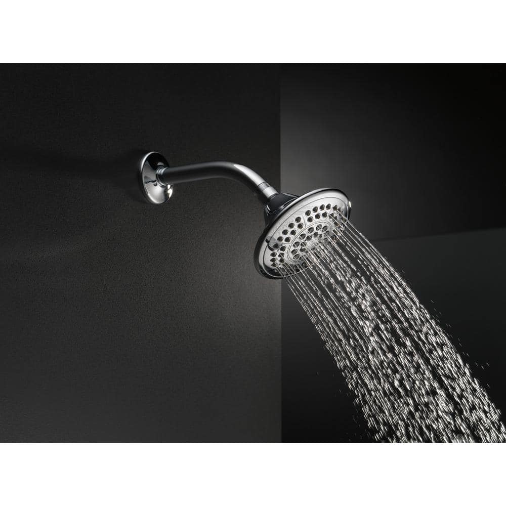 Chrome Multi-Function Wall Mounted Shower Head with Pulse