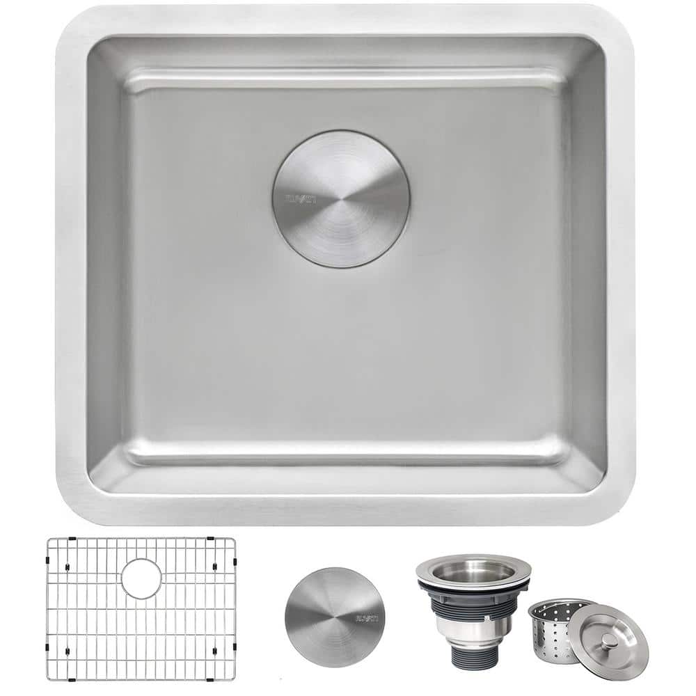 Ruvati 18" Stainless Steel Undermount Bar Prep Sink