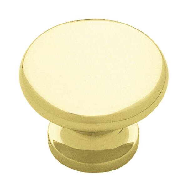Liberty 1-3/16 in. Polished Brass Cabinet Knob-DISCONTINUED