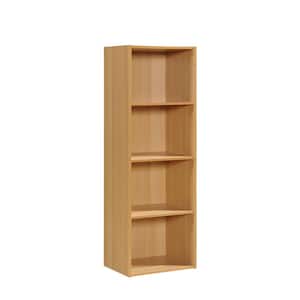 4-Shelf, 47 in. H Beech Bookcase