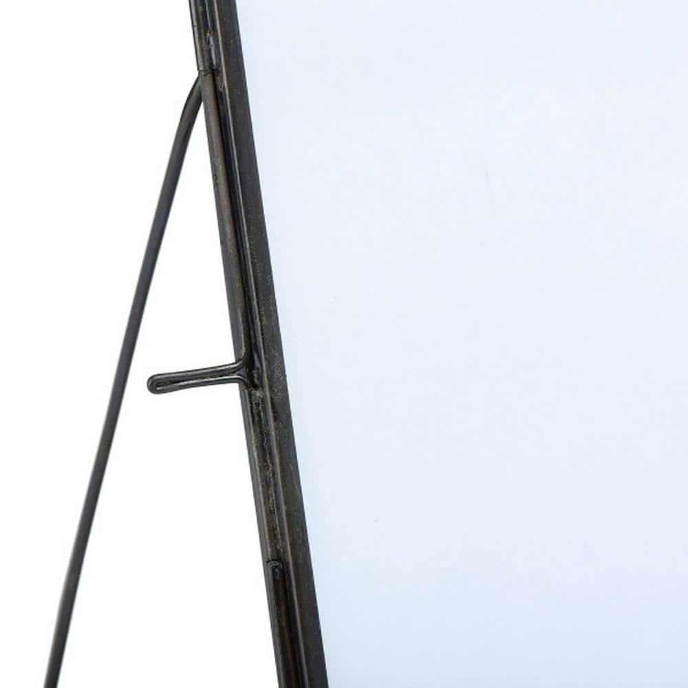 Classic Black Metal Tabletop and Wall Photo Frame Set