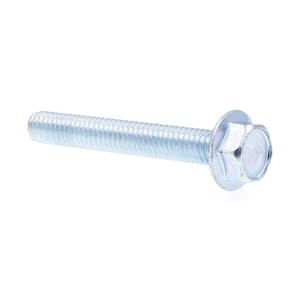 5/16 in.-18 x 2-1/4 in. Zinc Plated Case Hardened Steel Hex Bolts Serrated Flange Bolts (25-Pack)