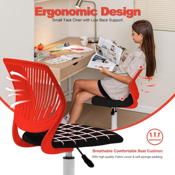 Homy Casa CARNAT Kids Desk Chair Set of 2, Adjustable Swivel Chair