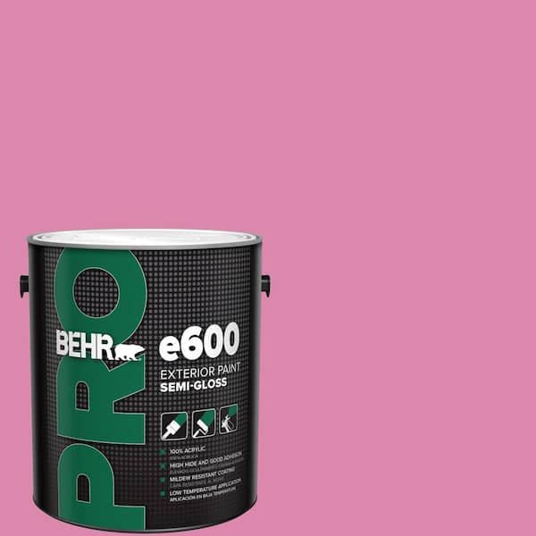 BEHR PRO 1 gal. #100B-5 Springtime Bloom Semi-Gloss Exterior Paint