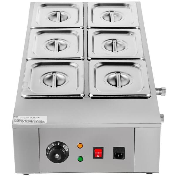VEVOR Chocolate Tempering Machine 1000-Watt Silver Electric Commercial Food Warmer for Chocolate, Cream, Melting and Heating