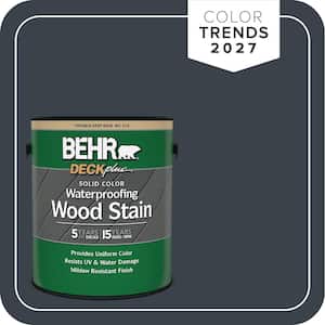 1 gal. #T27-04 Nightfall Solid Color Waterproofing Exterior Wood Stain
