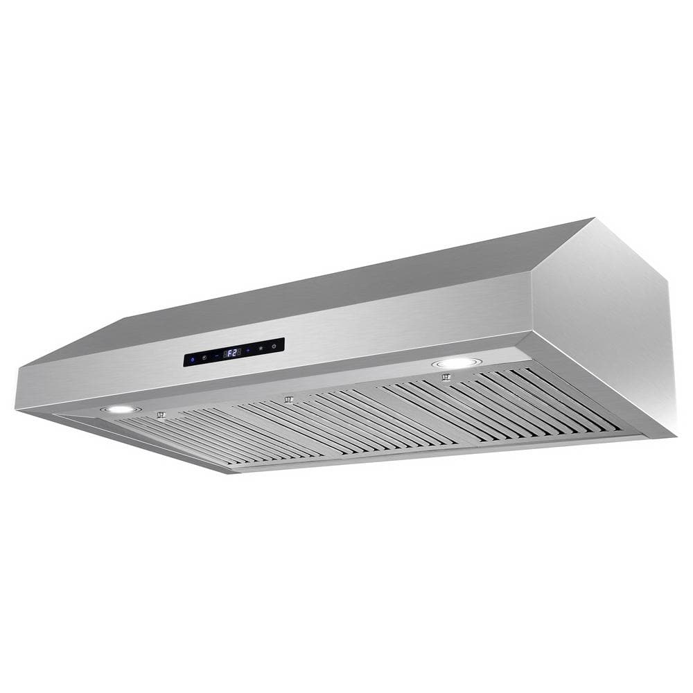 Cosmo 36" Stainless Steel Under Cabinet Range Hood with Touch Controls