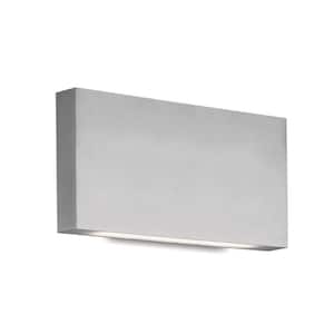 Mica 10 in. 1 Light 26-Watt Brushed Nickel Integrated LED Wall Sconce