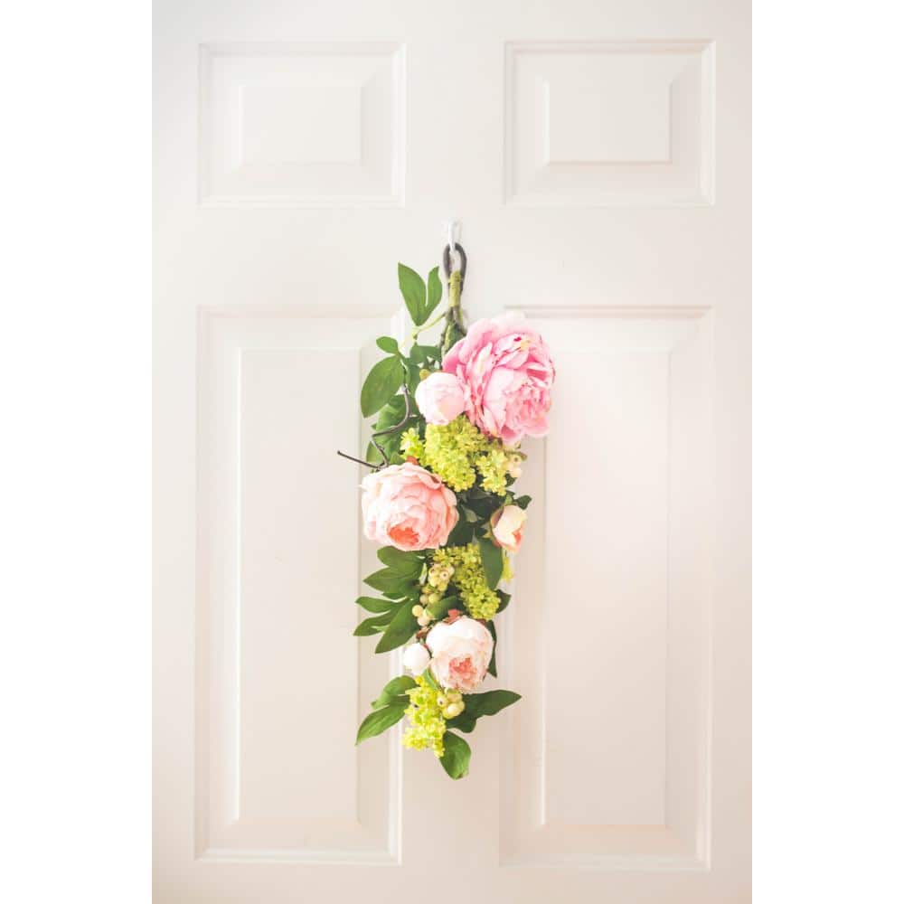 Eternal Spring 21" Pink Peony & Hydrangea Tabletop Arrangement