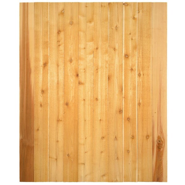 Alta Forest Products - 5/8 in. x 5-1/2 in. x 6 ft. Western Red Cedar Flat-Top Fence Picket