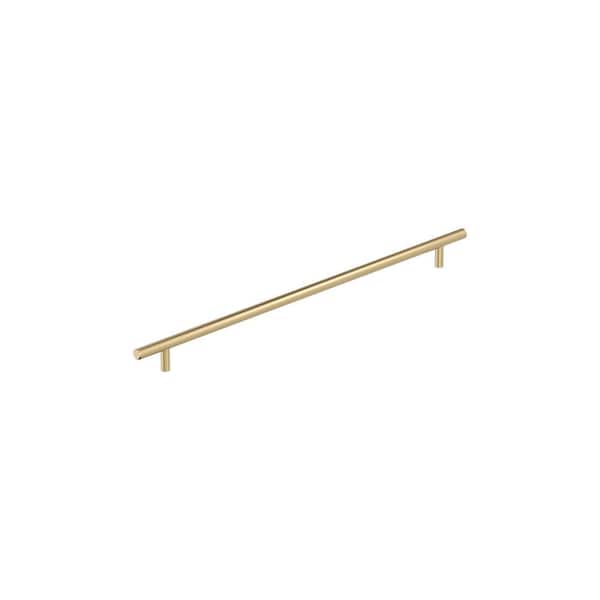 Bar Pulls 16-3/8 in. (416mm) Modern Champagne Bronze Bar Cabinet Pull
