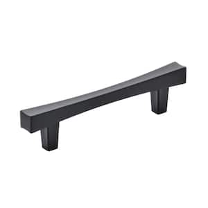 Pailou 3-3/4 in. Center-to-Center Modern Matte Black Bar Cabinet Pull