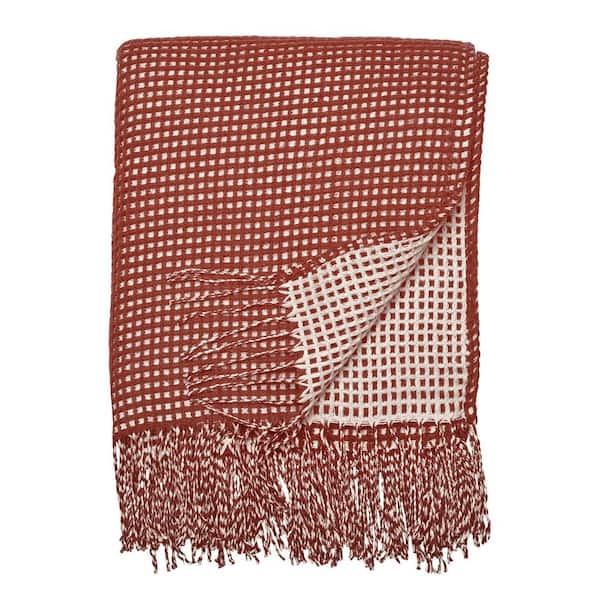 Classic Accessories Spice Indoor/Outdoor Reversible Throw Blanket