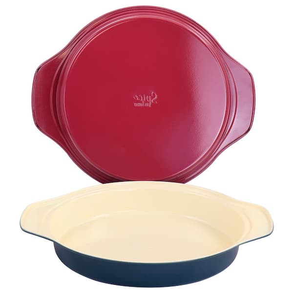 Spice by Tia Mowry Savory Saffron 6 Piece Ceramic Nonstick Bakeware Set in  Multi