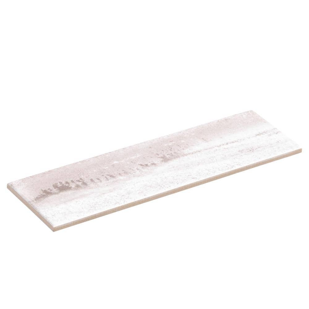 Splendor Tibet Beige 3-in. x 10-in. Subway Stone Look Glossy Porcelain Wall