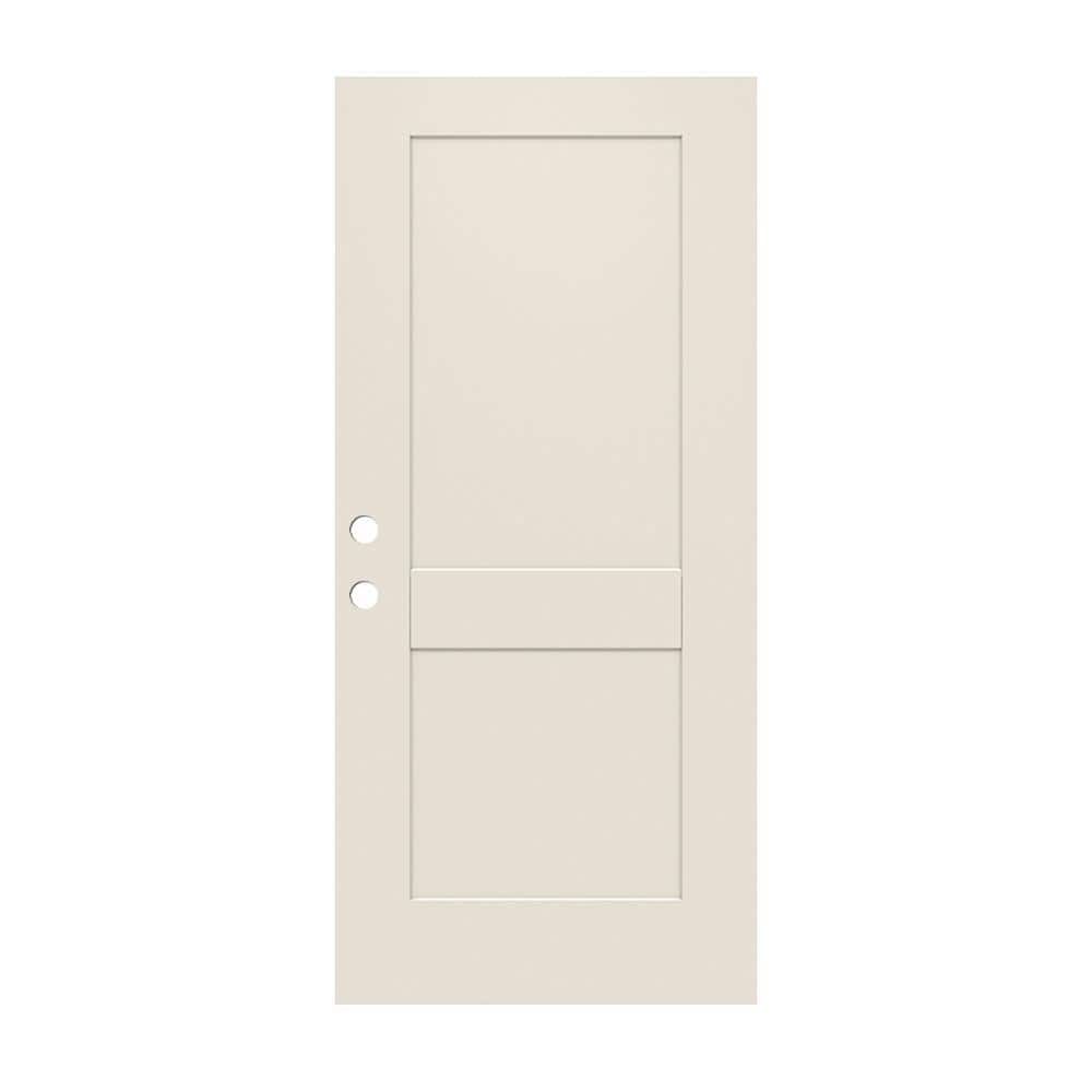 JELD-WEN 36 in. x 79 in. 2-Panel Craftsman Primed Steel
