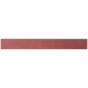 Ryx Grace Red 3 in. x 32 in. Matte Porcelain Wall Bullnose Tile Trim