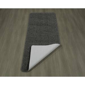 Luxury Collection Washable Non-Slip Rubberback Solid Design 2x6 Indoor Runner Rug, 2 ft. 2 in. x 6 ft., Gray