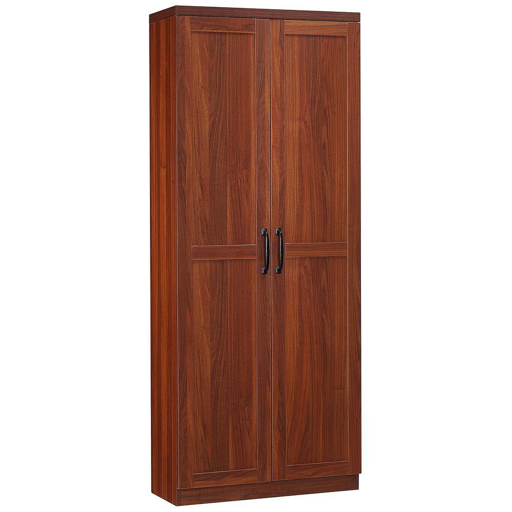 HOMCOM White 63 in. H Storage Cabinet