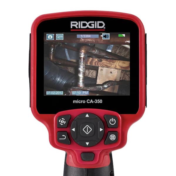 CA-350 Micro Visual Inspection & Diagnostic Handheld Camera, 3.5 in. Color  Display w/ 3 Ft. Cable (Capable of Extending)
