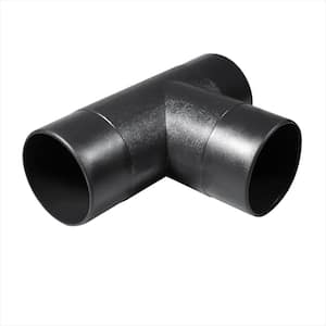 4 in. T-Fitting Dust Hose Connector for Dust Collection Systems