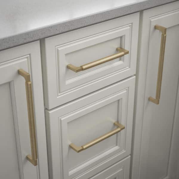25-Pack Artesia 8-13/16 in. (224 mm) Modern Champagne Bronze Cabinet Drawer Bar Pulls