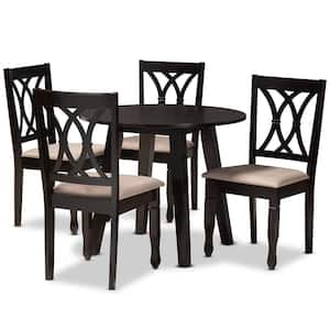 Millie 5 piece mid discount century solid wood dining set