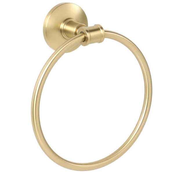 Parsons Towel Ring Brushed Gold