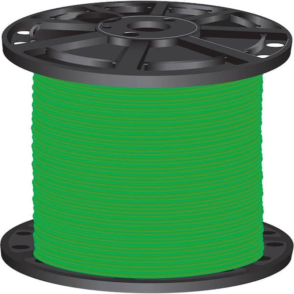 Southwire 2,500 ft. 6 Green Stranded CU SIMpull THHN Wire
