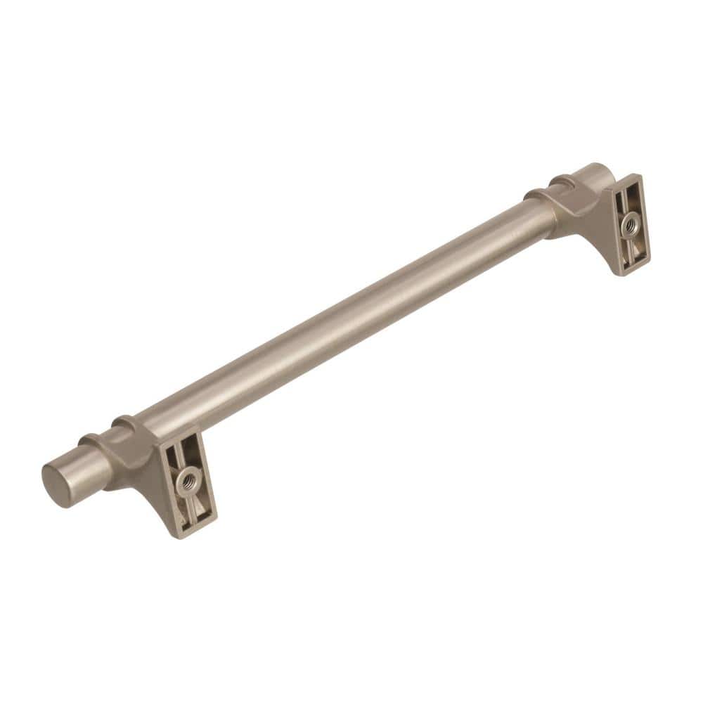 Satin Nickel 6-5/16 Inch Modern Cabinet Pull